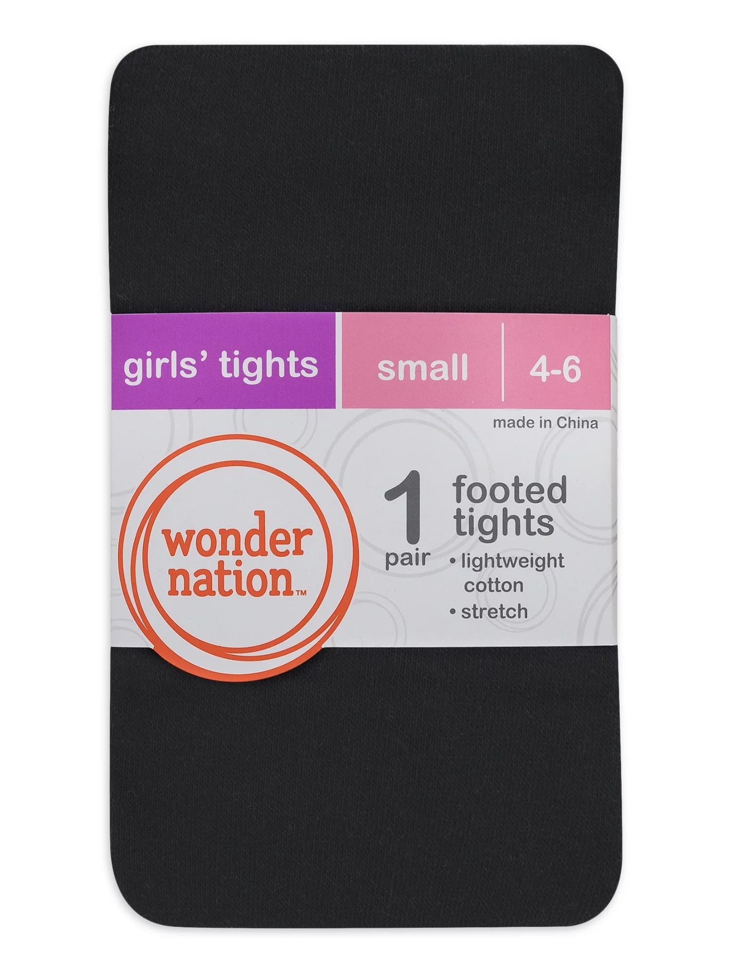 Wonder Nation Girls All Season Tights, 1-Pack | Walmart (US)
