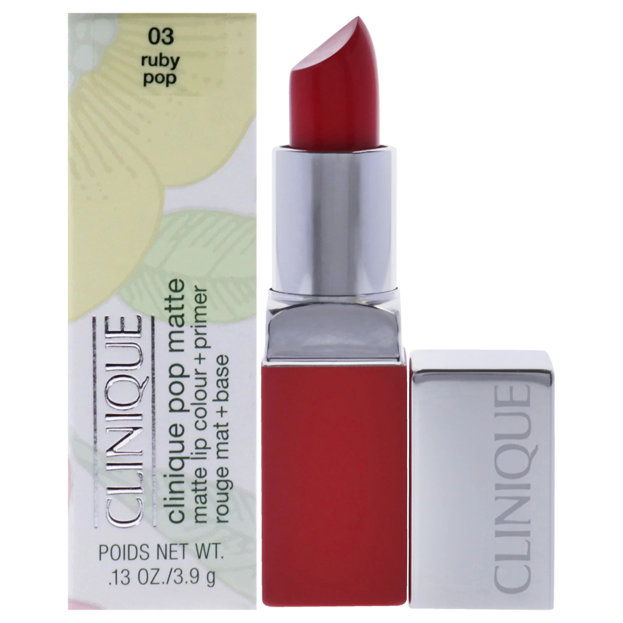 Clinique Pop Matte Lip Colour Plus Primer - 03 Ruby Pop by Clinique for Women - 0.13 oz Lipstick | Shop Simon