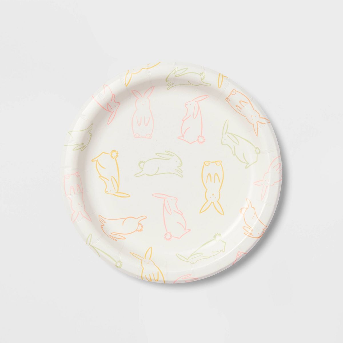 6.75" 10ct Easter Bunny Snack Plates - Spritz™ | Target