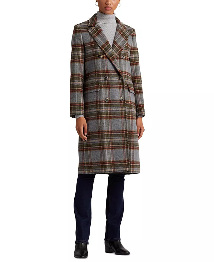 Lauren Ralph Lauren Women's Double-Breasted Walker Coat & Reviews - Coats & Jackets - Women - Mac... | Macys (US)