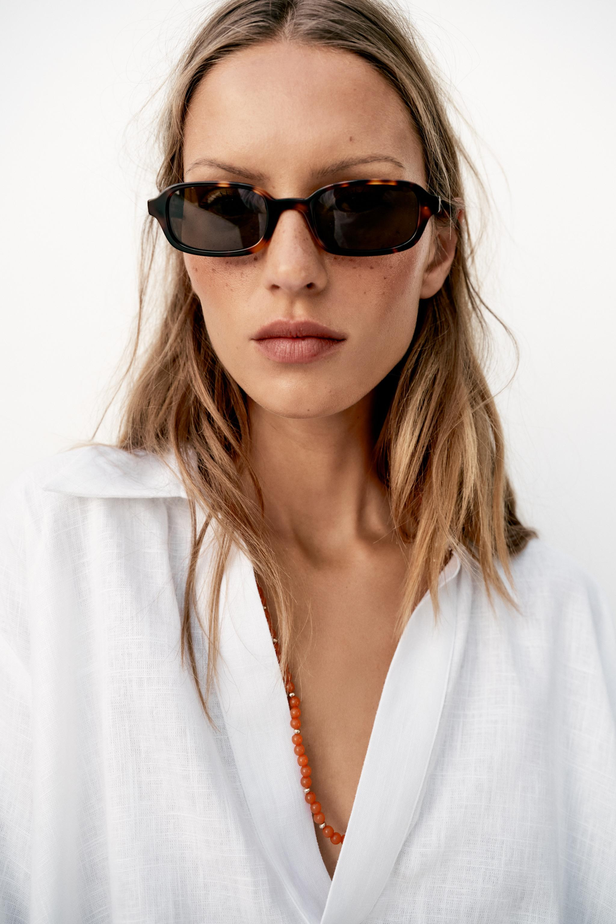 LINEN BLEND BALLOON SLEEVE SHIRT | Zara US