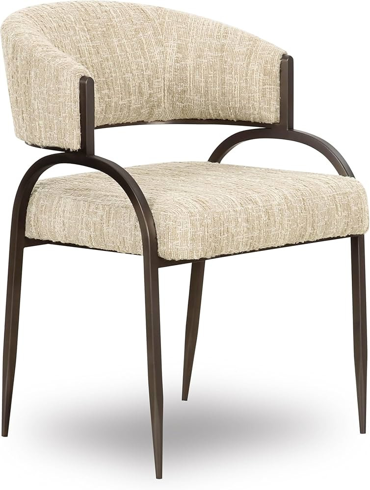 Tatum Cream Textured Boucle Dining Chair | Amazon (US)