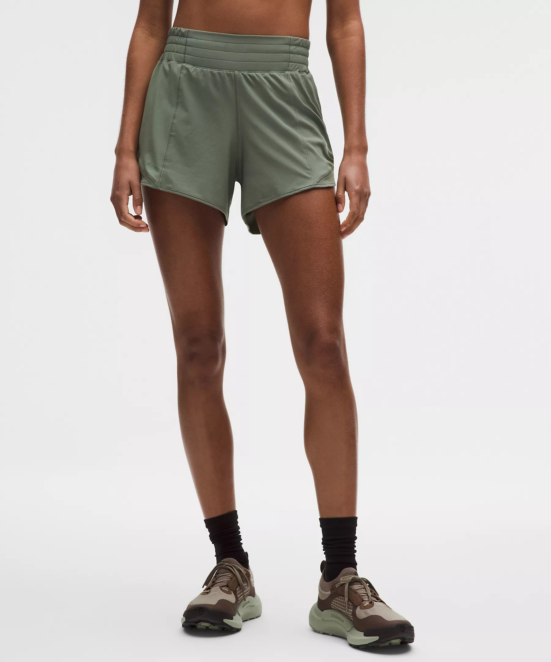 Hotty Hot High-Rise Lined Short 4" | Lululemon (US)