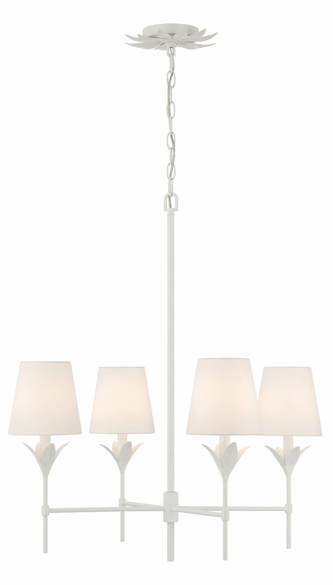 Broche 4-Light Chandelier | Lightopia