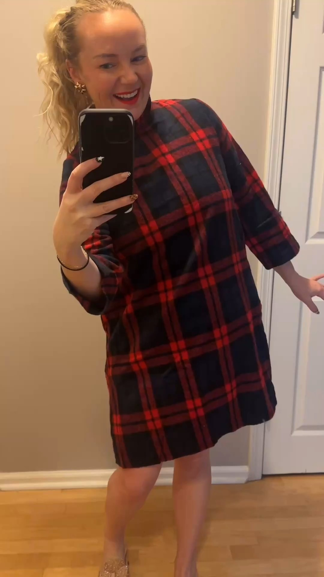 Perfect Christmas party dress, but I wore it to work, too! Day to night outfit all holiday season long!!

#LTKHoliday #LTKWorkwear #LTKParties