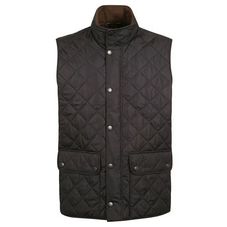Barbour Navy Blue Padded Design Vest (Men s) | Walmart (US)