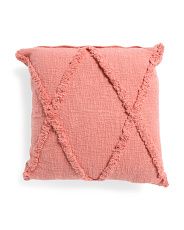 18x18 Overtufted Pillow | TJ Maxx