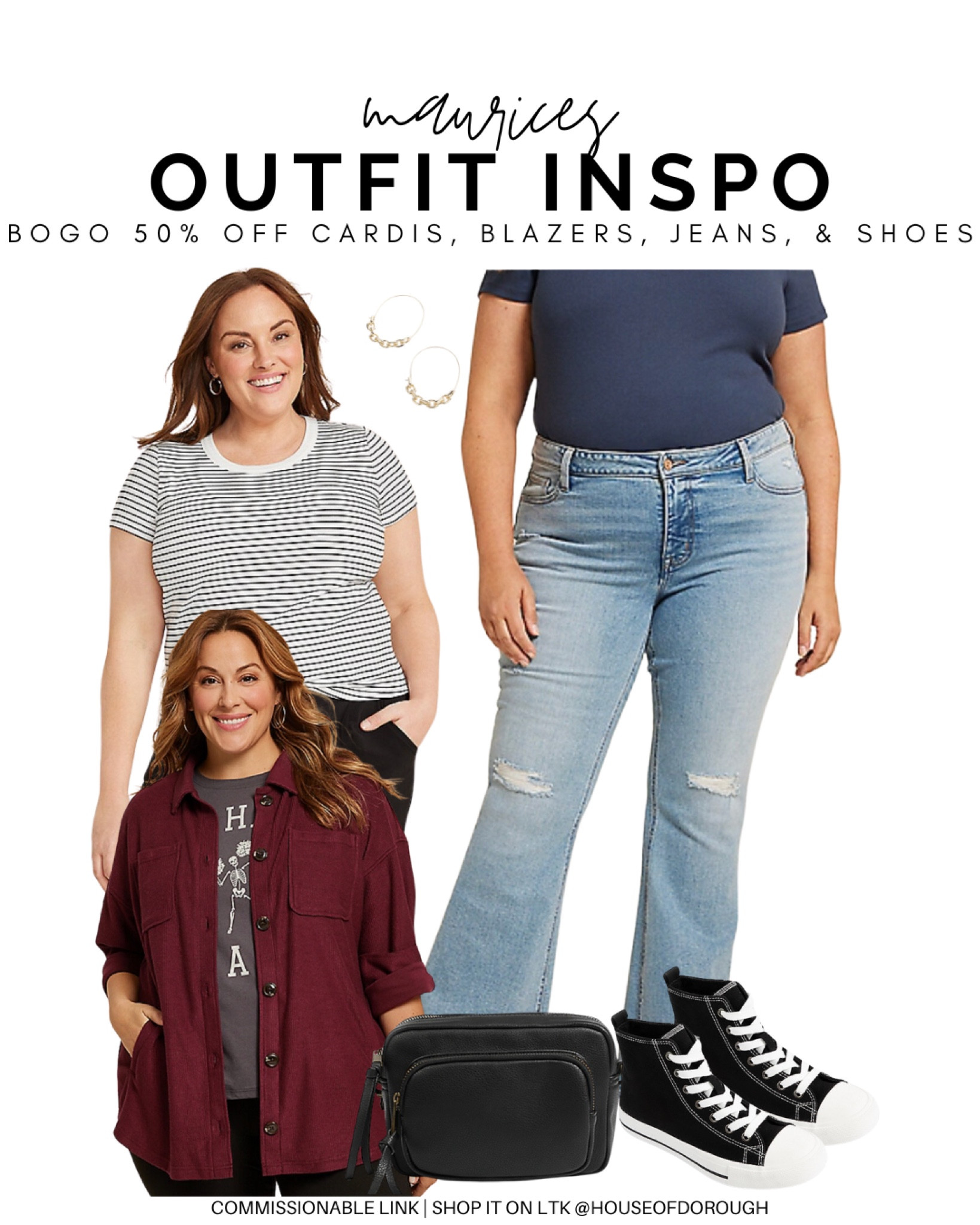 SALE ALERT! 

maurices is having a BOGO 50% off sale on cardigans,  blazers, jeans, and shoes right now that are perfect for transitioning from summer to fall! 

#LTKPlusSize #LTKSaleAlert #LTKSeasonal