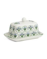 Porcelain Block Butter Dish | TJ Maxx