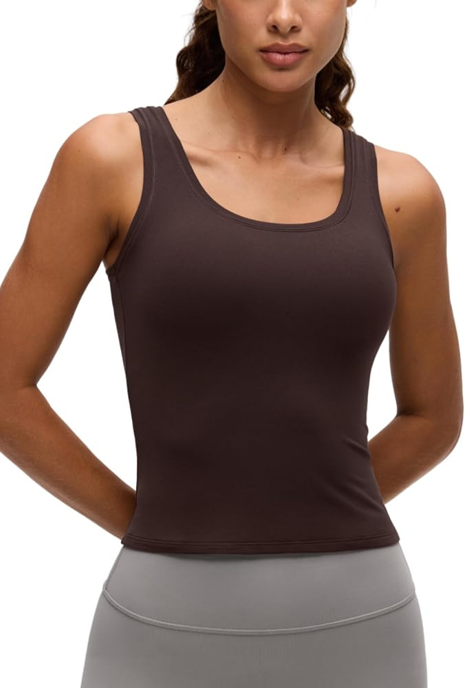 CRZ YOGA Softembrace Scoop Neck Tank Top | Amazon (UK)