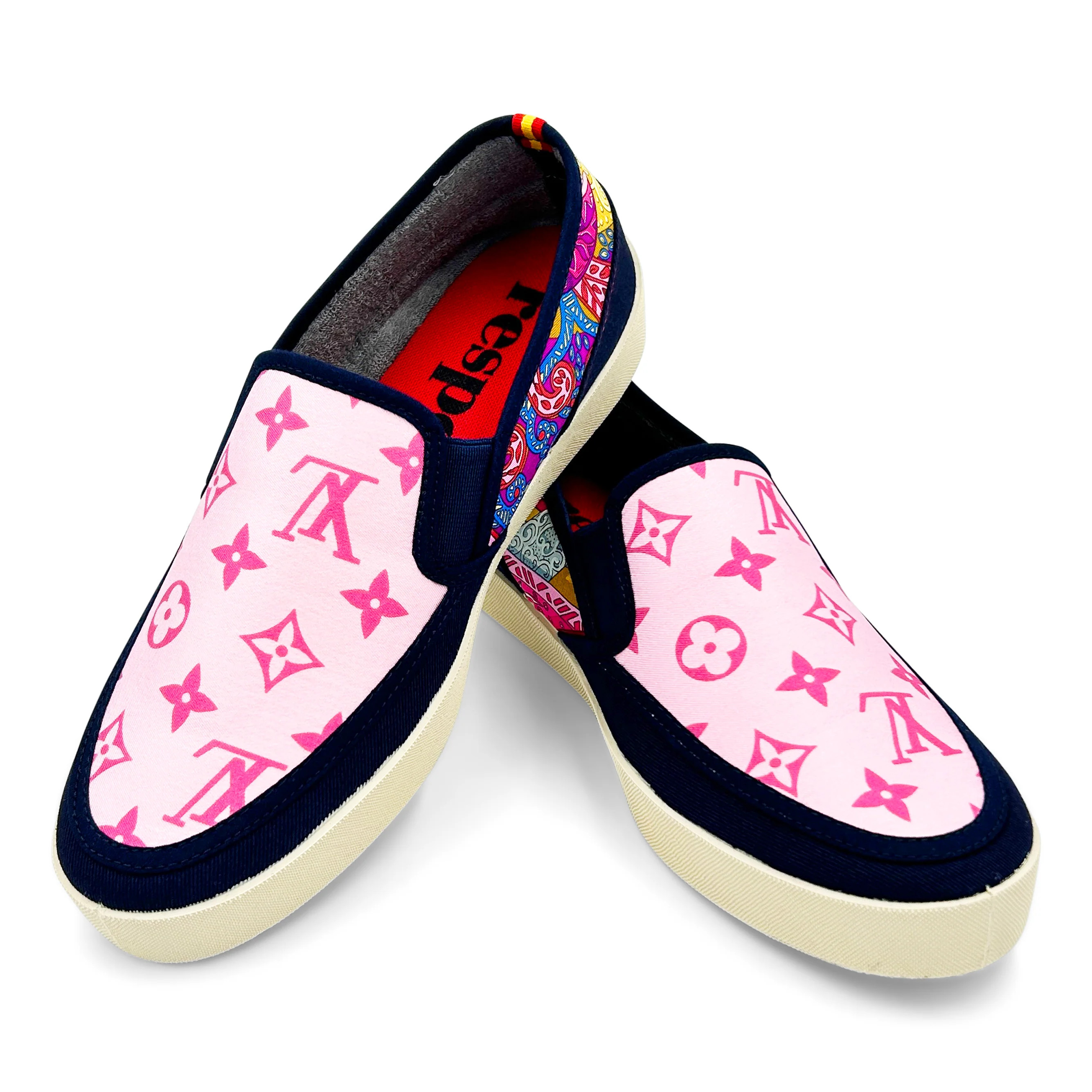 LOUIS CAUCASE Pink/Blue Sport Loafer | Respoke