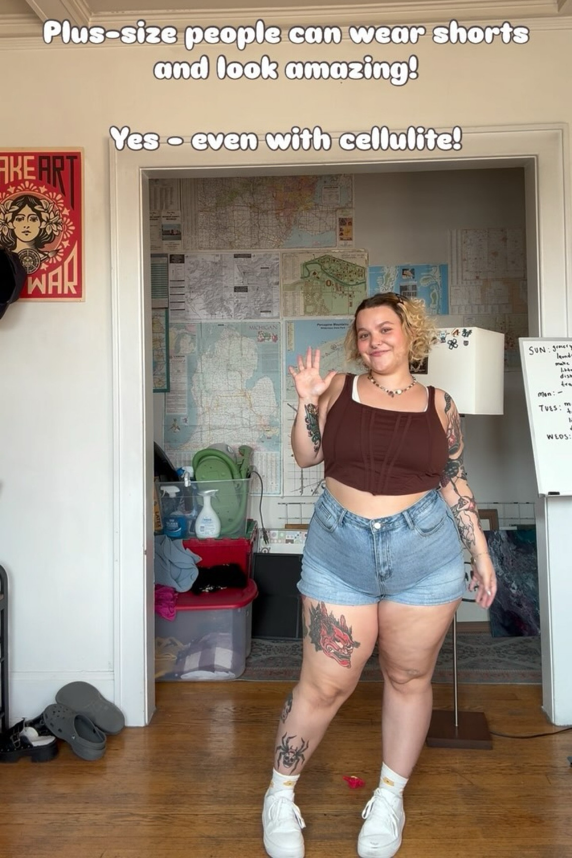 You know the motto already -

Wear what you want regardless of size!! 🧡

….. 

Plus-size style, bellies are beautiful, size 14, Pinterest inspired, styling video, midsize, girly, Thrifting, fall transition video

#pinterestinspired #selflove #plussizefashion #midsizefashion #ootdfashion