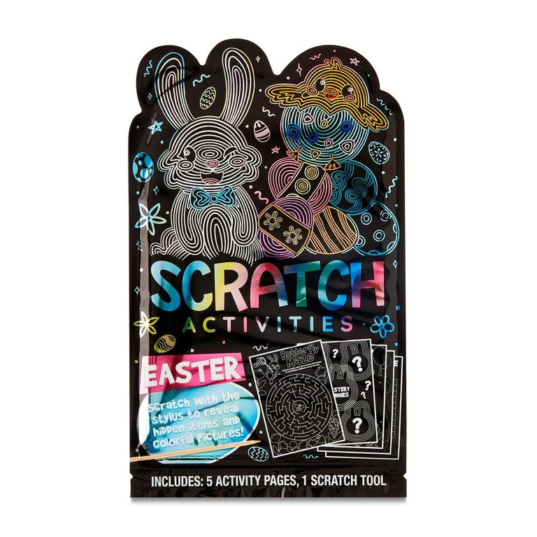 Easter Scratch Activities Party Favor, by Way To Celebrate - Walmart.com | Walmart (US)