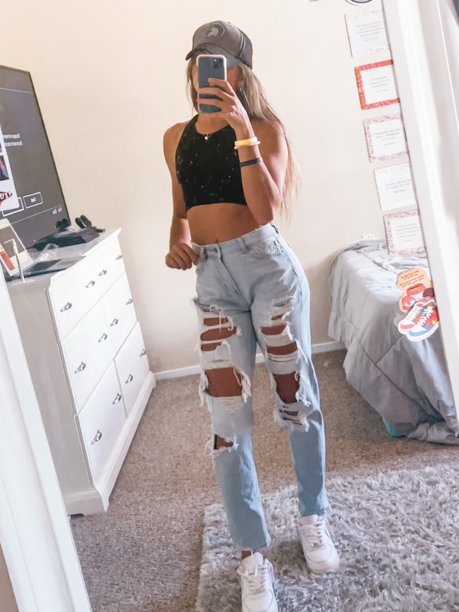 Blue Jean Baby 🩵👖🧢🧞‍♂️
can’t wait for spring/summer, ripped jeans are my fav 🫶🏼 
American Eagle has some of my favorite jeans! 


 

#LTKOver40 #LTKFindsUnder100 #LTKStyleTip