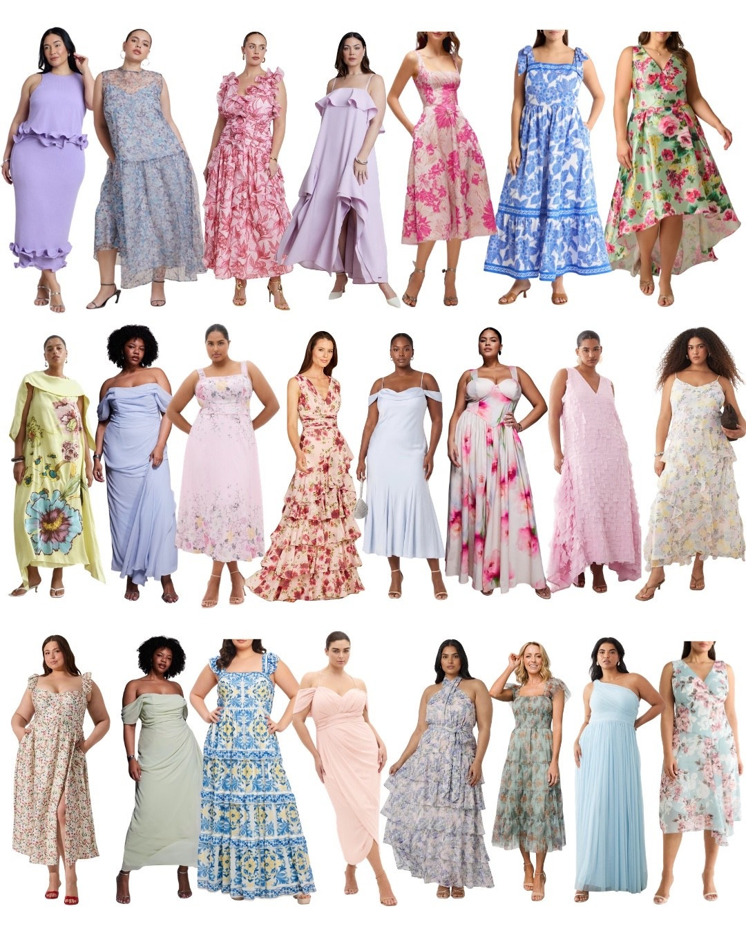 Plus-size coastal garden party wedding guest dresses!

#LTKWedding #LTKPlusSize #LTKSeasonal
