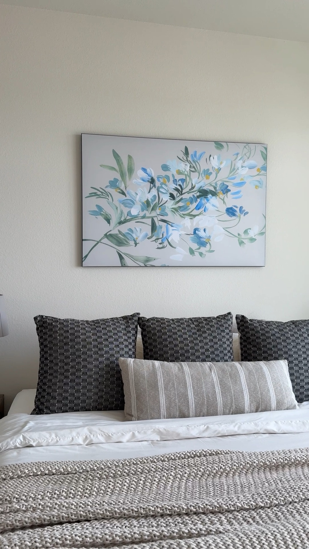 New wall art from Big Wall Decor for above our king bed! ☺️

If you’ve got a blank wall you don’t know what to do with, these large prints are perfect! We love that you can easily swap them in and out for a completely different vibe without refreshing your entire space!

Sizing info: 48x32 black frame (1”) with ArtFab prints.

Artwork, bedroom decor, modern bedroom, primary bedroom ideas, bedroom ideas, bedroom inspiration

#LTKHome #LTKSeasonal #LTKSaleAlert