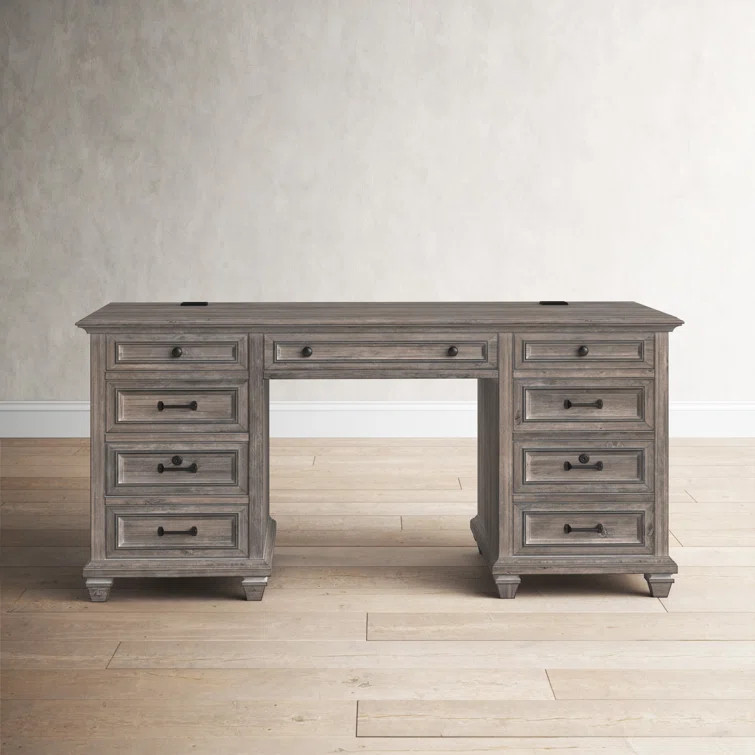 Finkel Solid Wood Executive Desk | Wayfair North America
