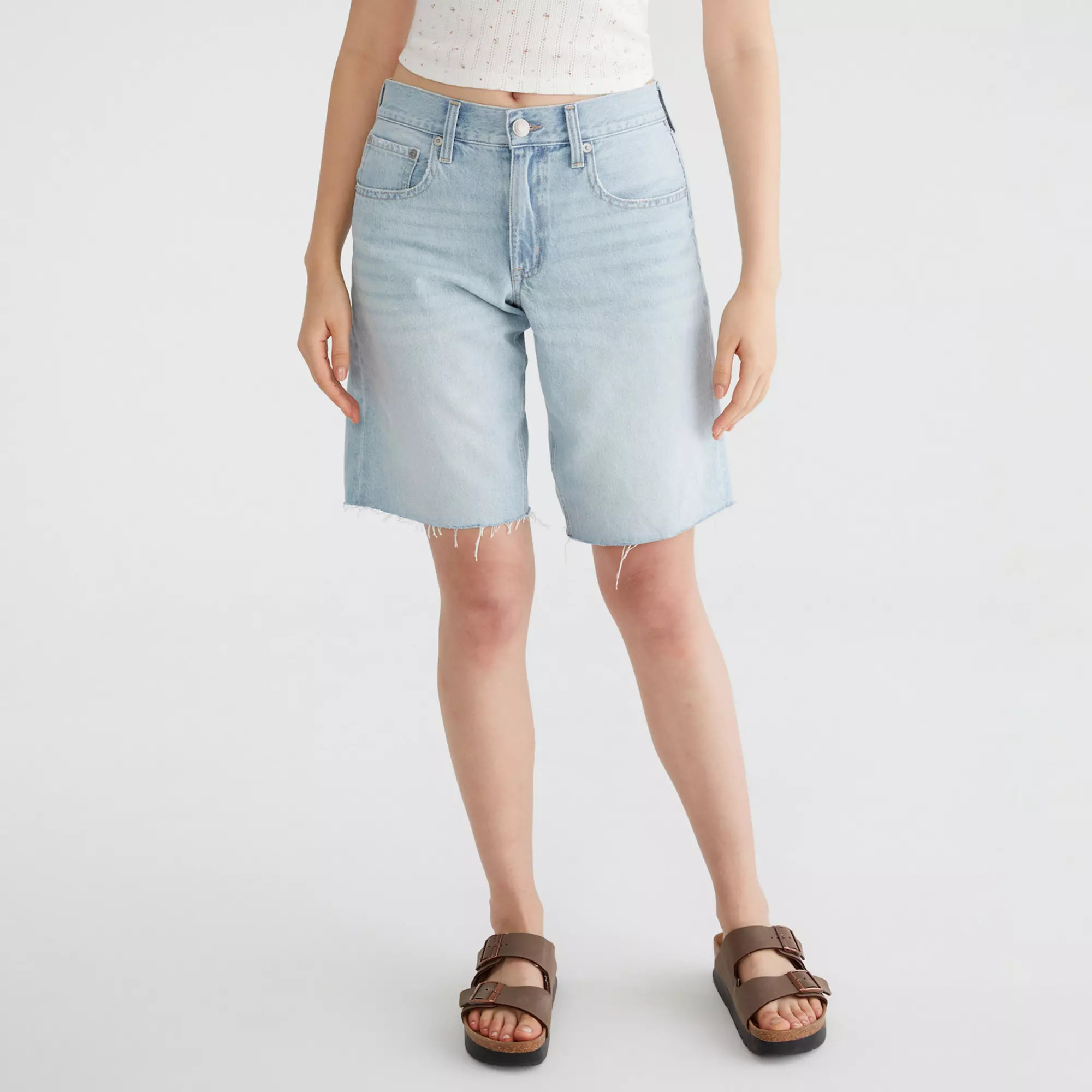 Juniors’ Aeropostale Baggy Jean Shorts | Kohl's