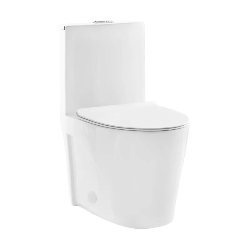 St. Tropez® Dual-Flush Elongated One-Piece Toilet (Seat Included) | Wayfair North America
