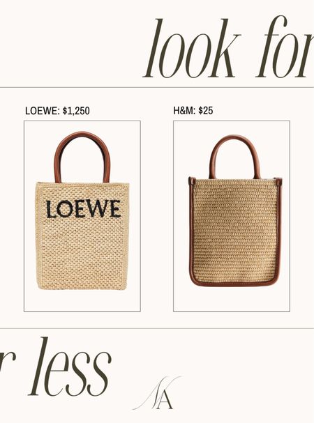 Look for less: Loewe bag 🦪🤎

#loewebag #beachbag #vacationbag #h&mbag 

#LTKitbag #LTKfindsunder50 #LTKstyletip