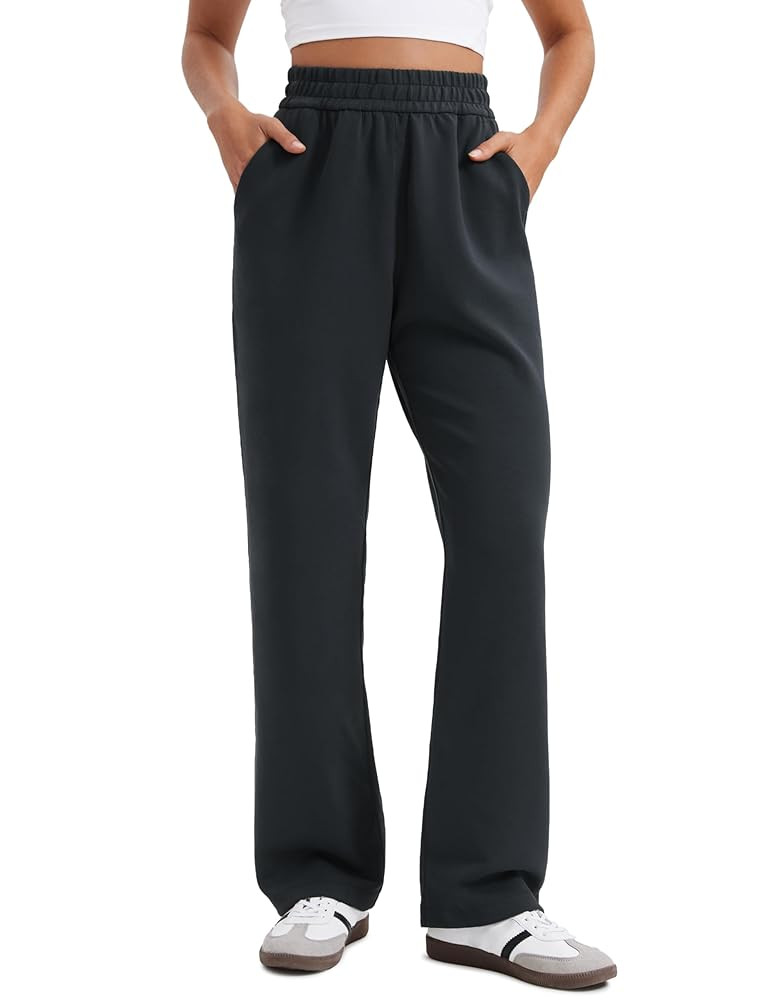 CRZ YOGA SoftAura Wide Leg Sweatpants Women 29"/31" Modal High Waisted Lounge Travel Casual Sweat... | Amazon (US)