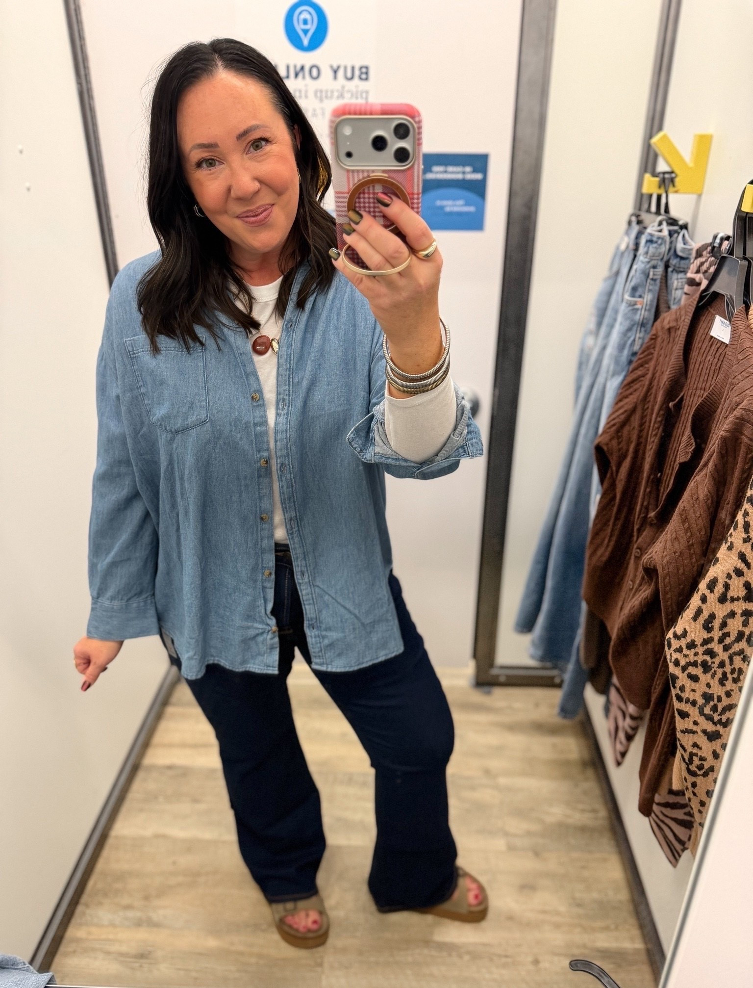 Old Navy fall sale happening this week! This is my favorite denim top so very single year. Large gives the perfect oversized fit. Size 16 regular flare jeans. Could probably go with the short length in these!

#LTKOver40 #LTKSaleAlert #LTKMidsize