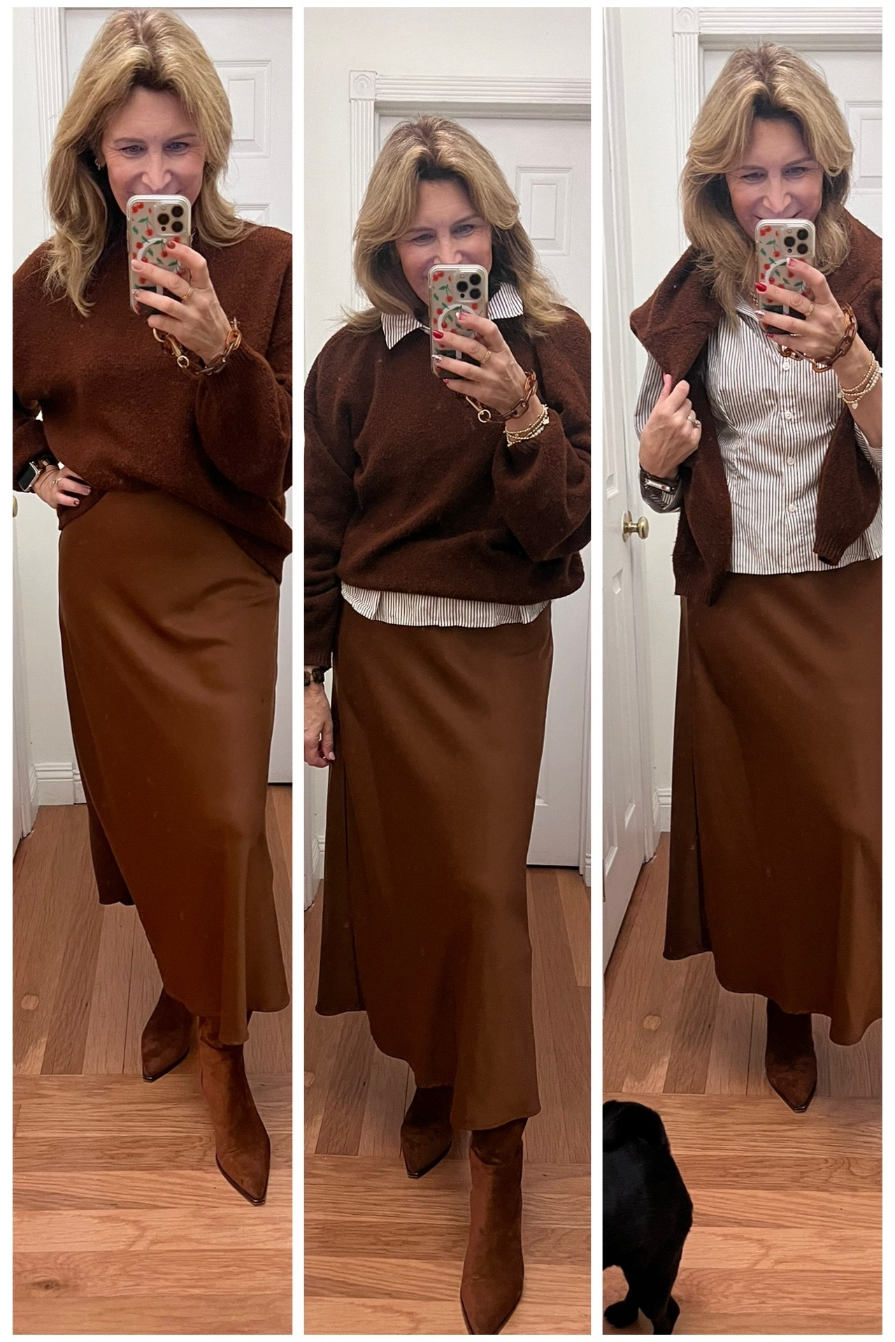 3 looks with the this sweater and skirt 

#LTKootd #LTKOver40 #LTKFindsUnder100