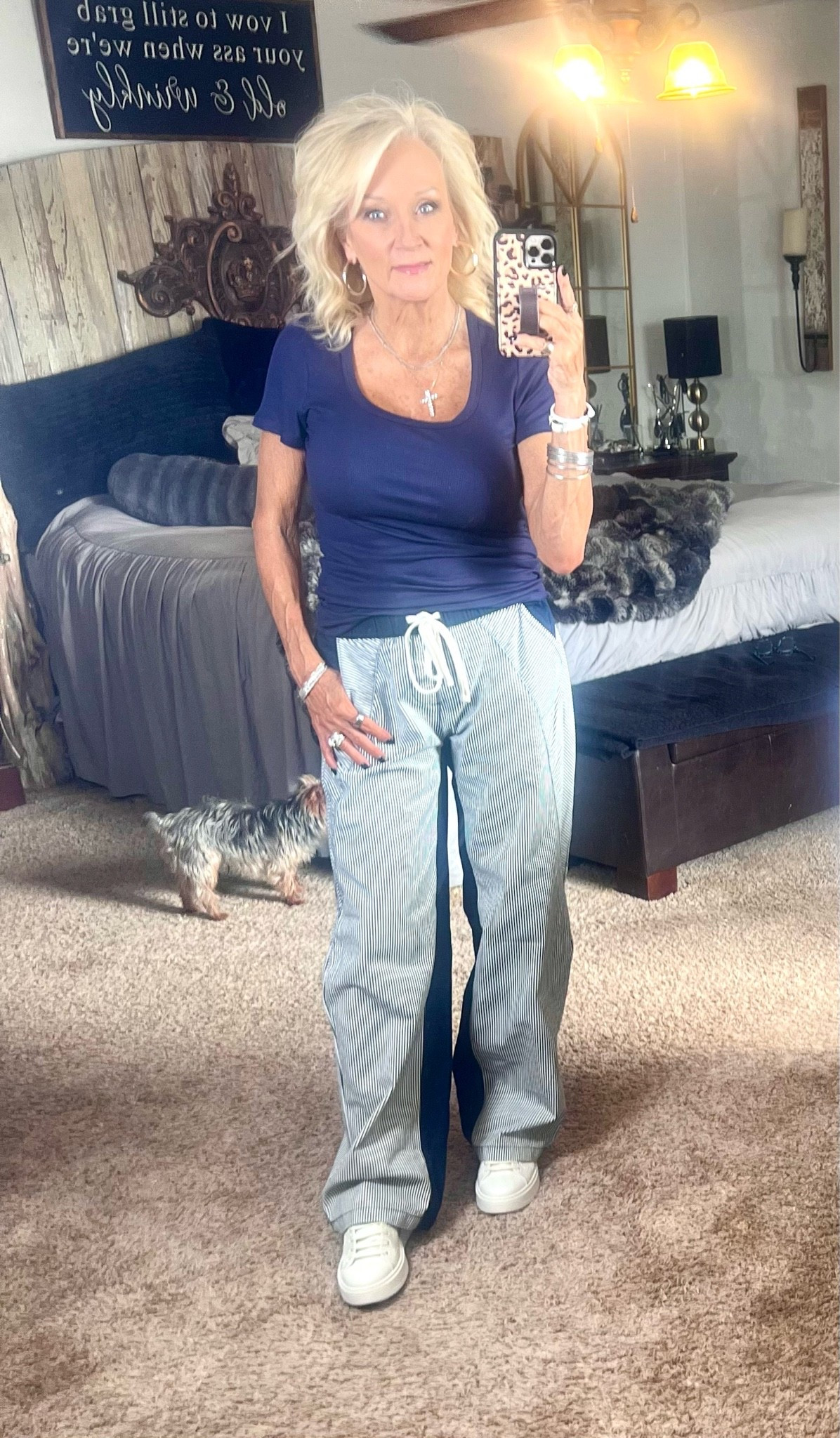 The cutest wide leg pants!

#LTKootd #LTKmomlife #LTKOver40