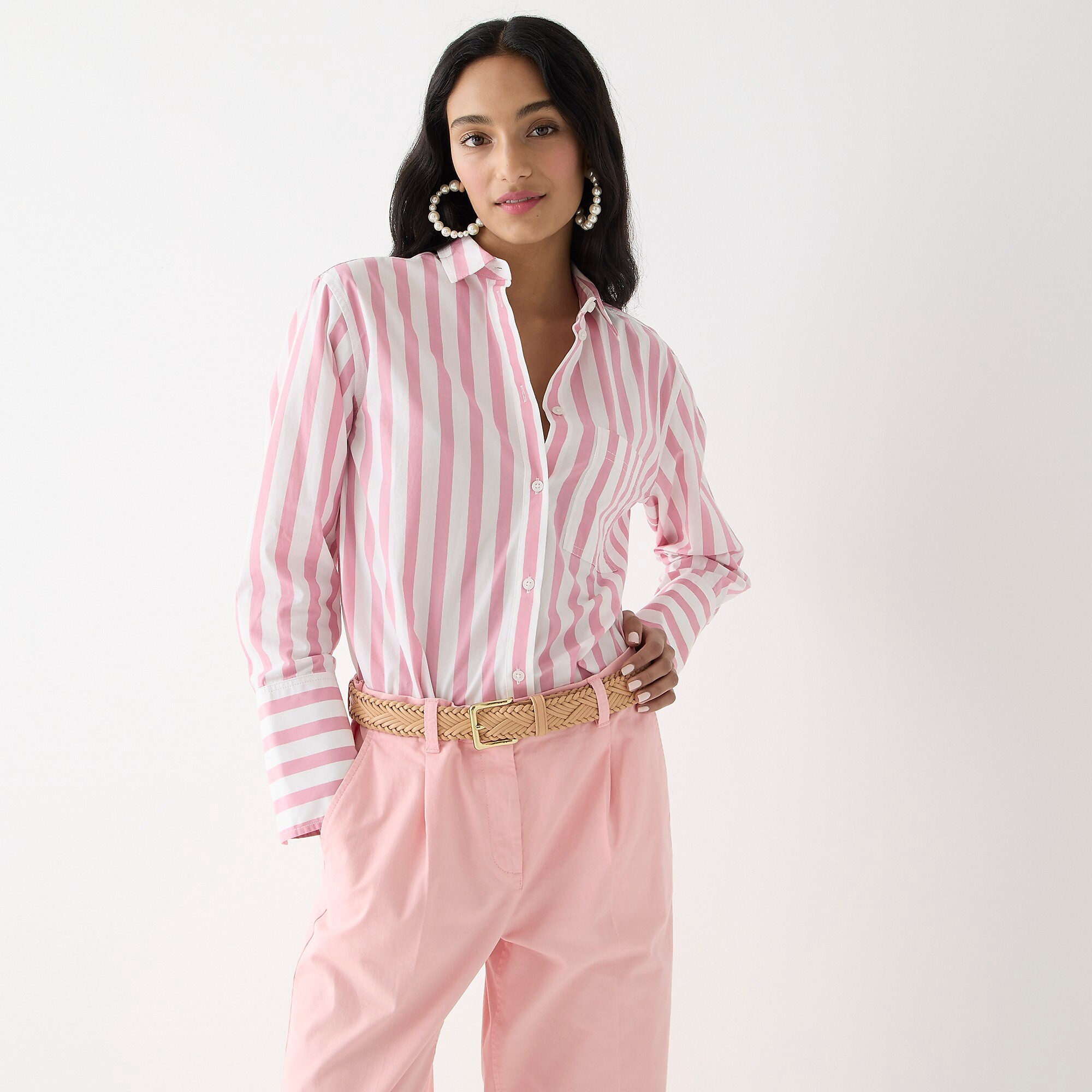 Garçon shirt in bold stripe cotton poplin | J. Crew US