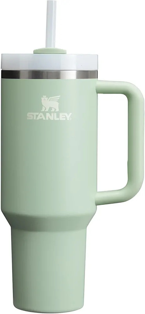 Stanley Quencher H2.0 FlowState - Vaso aislado al vacío de acero inoxidable con tapa y popote pa... | Amazon (US)