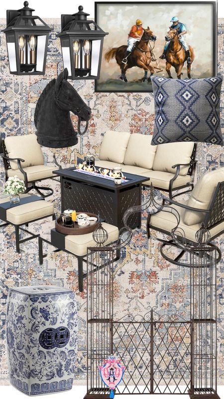 Equestrian patio | outdoor furniture | backyard inspiration | Amazon finds 

#LTKstyletip #LTKparties #LTKhome