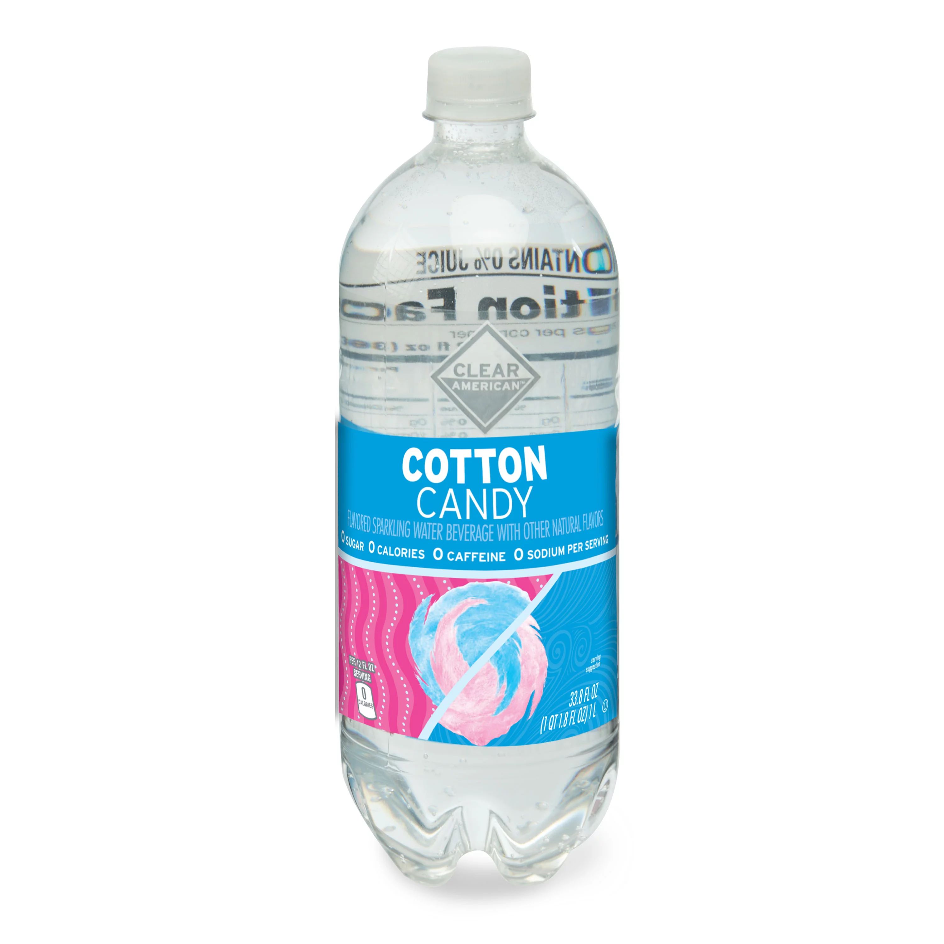 Clear American Cotton Candy Sparkling Water, 33.8 Fl Oz, Bottle - Walmart.com | Walmart (US)