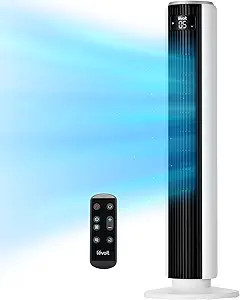 LEVOIT Tower Fan for Bedroom, 90° Oscillating Standing Fan with 28dB Quiet for Sleep, 25ft/s Vel... | Amazon (US)