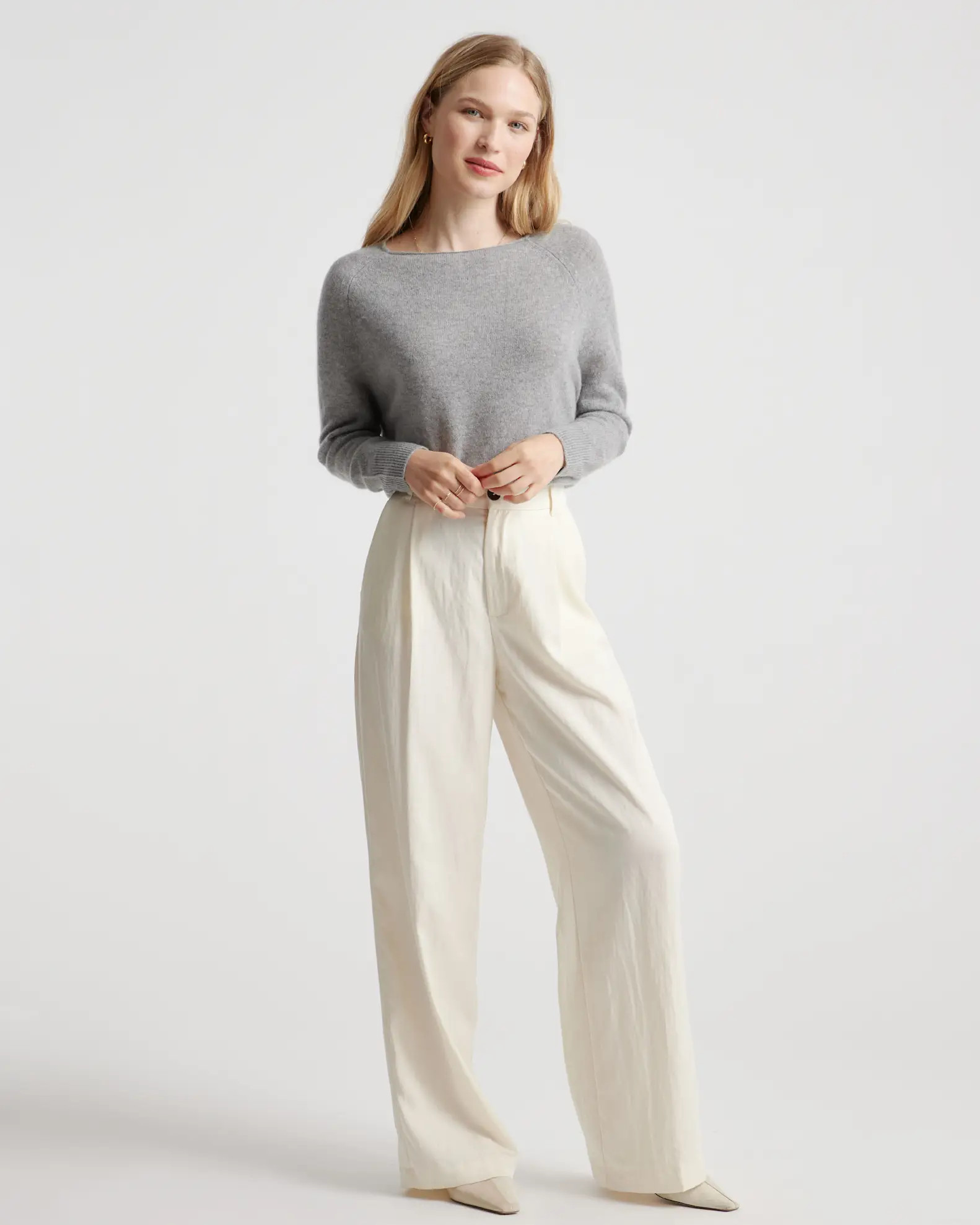 Mongolian Cashmere Boatneck Sweater | Quince