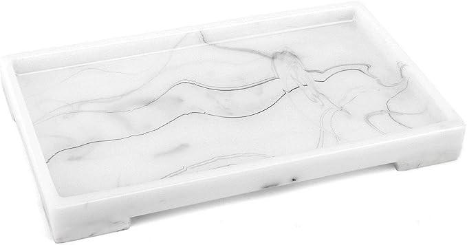 Luxspire Vanity Tray, Bathroom Tray Toilet Tank Storage Tray, Resin Kitchen Sink Trays, Vanity Co... | Amazon (CA)