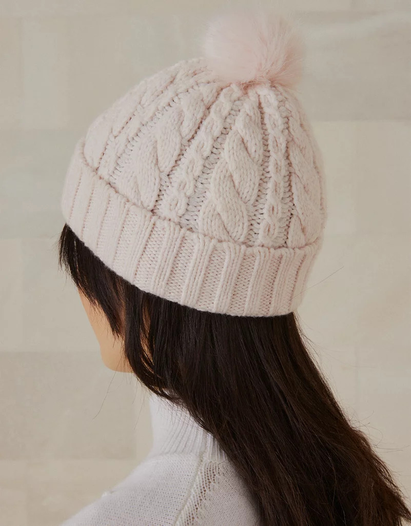 Cable Wool-Alpaca Hat | The White Company (UK)