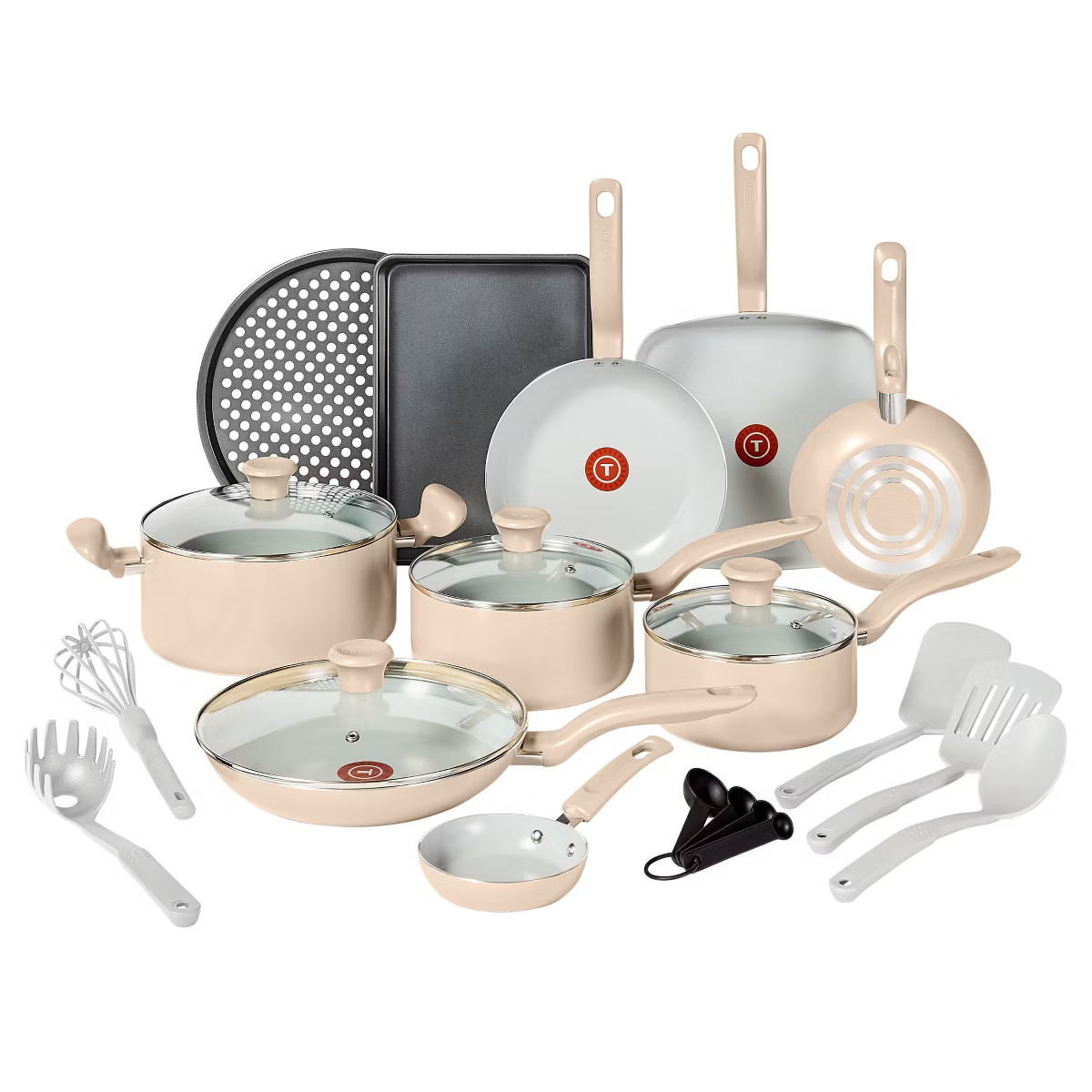 T-Fal Simply Cook 20pc Ceramic Nonstick Cookware Set | Target
