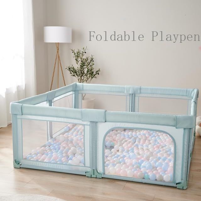 Albott Portable Baby Playpen for Babies and Toddlers- Extra Large Baby Playards, Anti-Fall Infant Sa | Amazon (US)