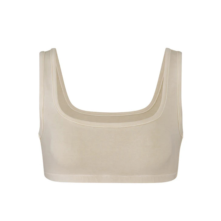 OUTDOOR BASICS WIDE NECK BRALETTE | DESERT | SKIMS (US)