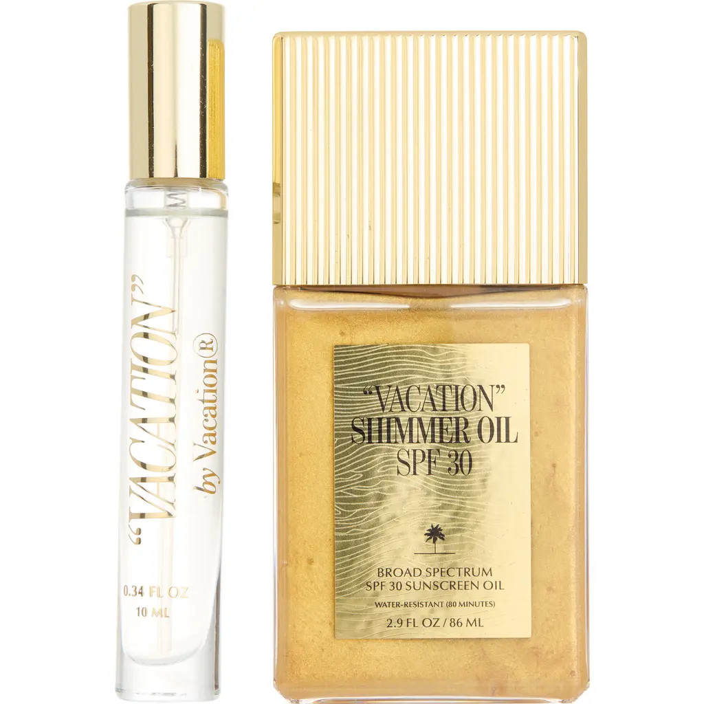 Vacation Shimmer Oil SPF 30 Sunscreen Duo $68 Value at Nordstrom | Nordstrom