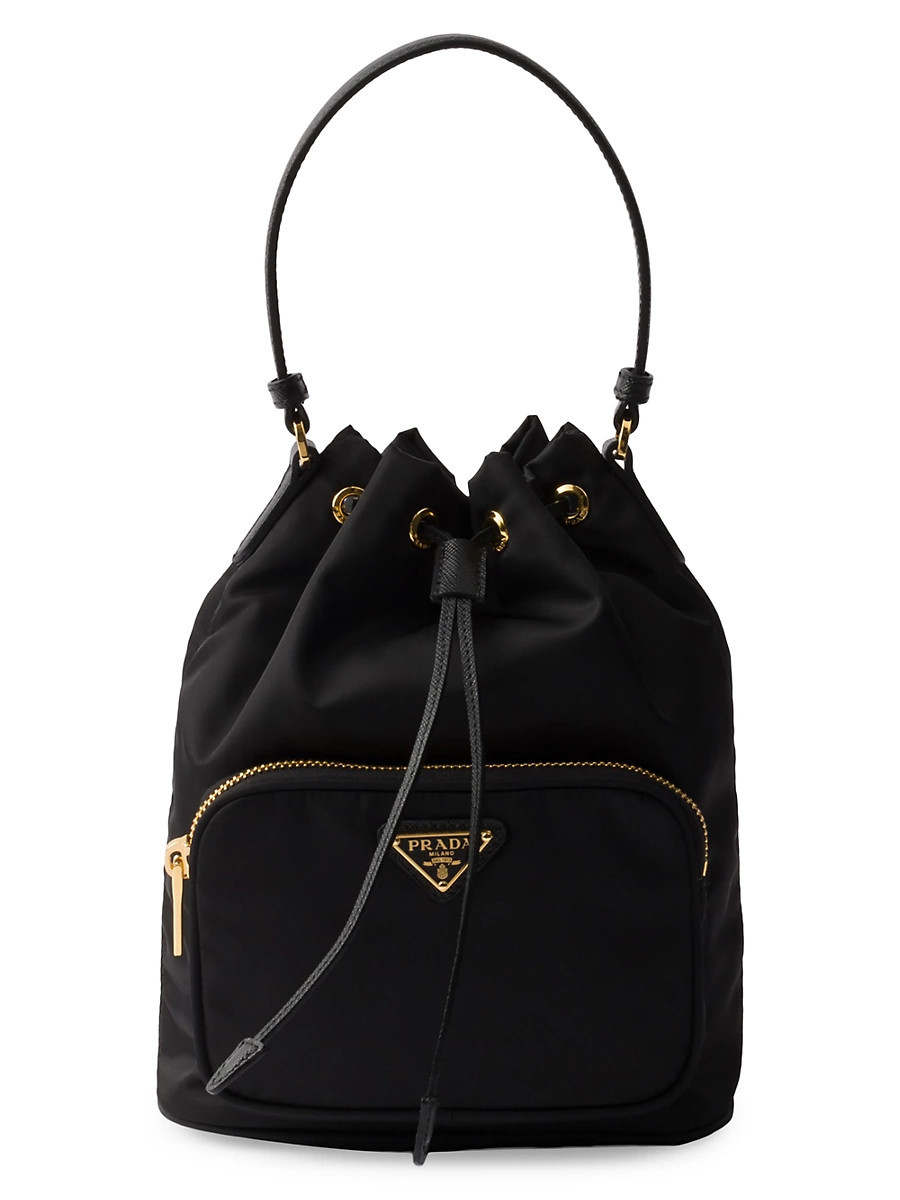 Women's Duet Re-Nylon Bucket Bag - Black | Saks Fifth Avenue