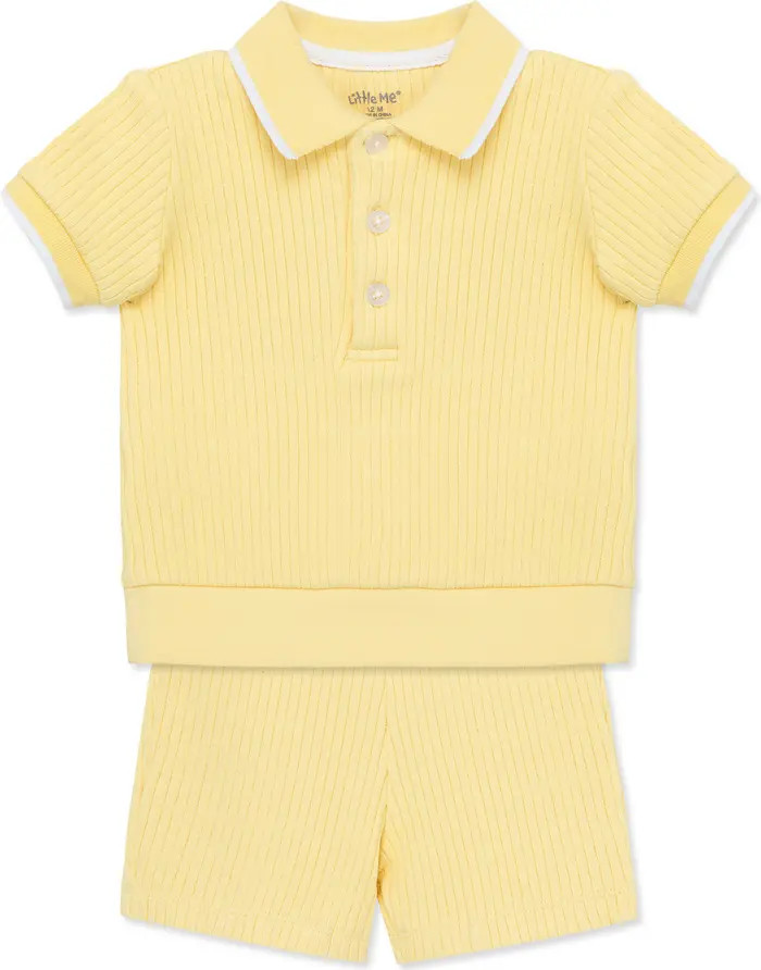 Rib Polo & Shorts Set | Nordstrom