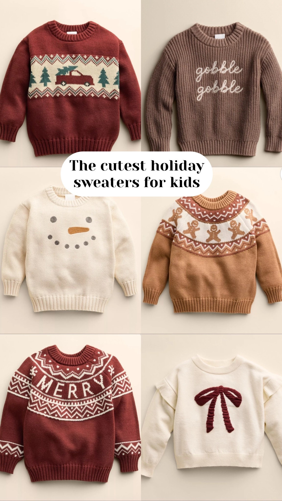 The cutest kids knit sweaters, perfect for the holidays, family photos and meeting Santa! 

#LTKSeasonal #LTKHoliday #LTKKids