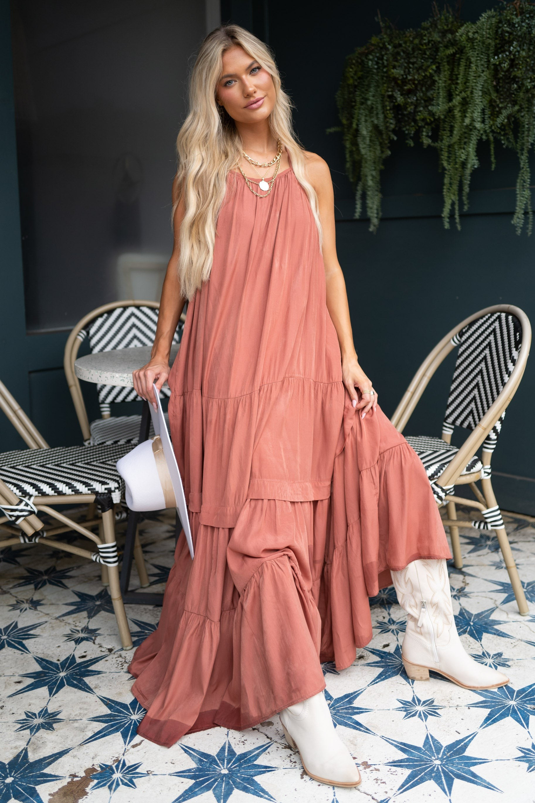 Good Natured Clay Maxi Dress | Red Dress 