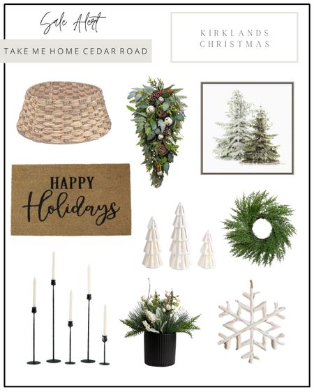Favorite Christmas Finds at Kirklands

Neutral tree collar, woven tree collar, Christmas greenery, Christmas wreath, small wreath, Christmas front porch, Christmas mat, Christmas art, Christmas swag , candle holder, neutral Christmas, holiday decor, holiday home, Christmas 

#LTKCyberWeek #LTKhome #LTKHoliday