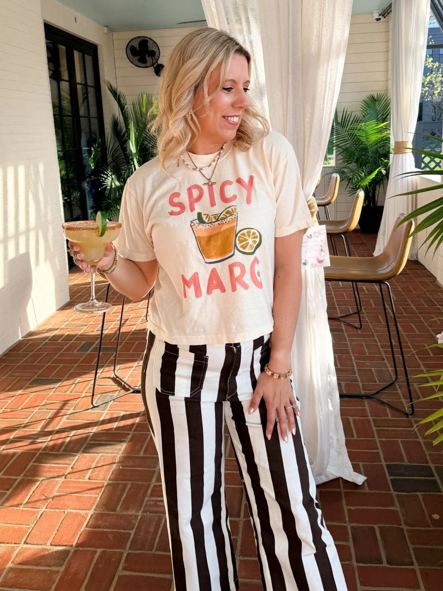 Spicy Marg Boxy Comfort Color Graphic Tee | Limeberry Designs