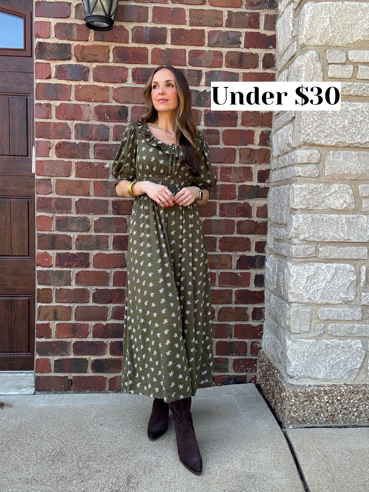 Budget friendly fall dress! Comes in standard, tall and petite and in multiple colors! Wearing a small

#LTKootd