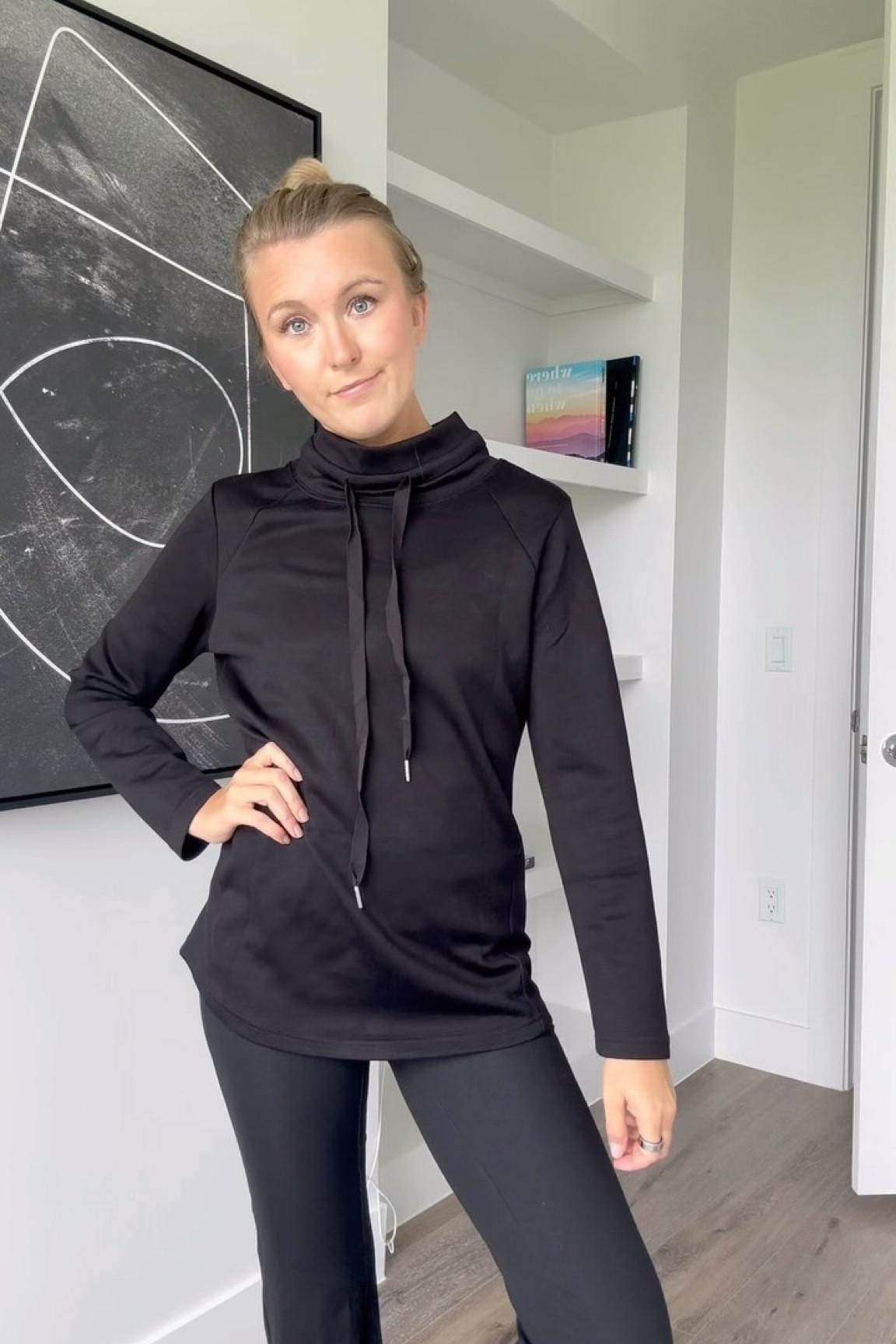 This new leggings sweatshirt combo is the perfect Monday work from home outfit 

Links in my ltk shop 

Summer style / varley inspired / light weight sweatshirt / flared leggings / black leggings / affordable leggings / outfit inspo 

#summerstyle #sweatshirts #leggings