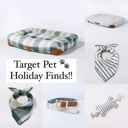 Target Pet Holiday Finds!!  

Target, dog bed, dog scarf, dog collar, cat collar, chew toy, plaid, striped, stripes, green plaid dog, plaid dog scarf, heart and hand, Christmas.

#LTKSeasonal #LTKhome #LTKHoliday