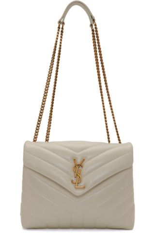 White Small Loulou Bag | SSENSE